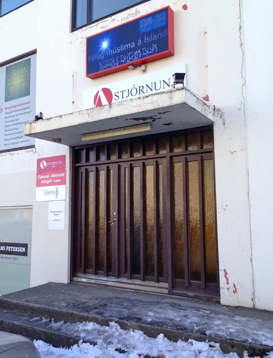 The current headquarters of the Muslim Association of Iceland. The group has plans for a custom-built mosque with land donated by the city of Reykjavik. The current headquarters of the Muslim Association of Iceland. The group has plans for a custom-built mosque with land donated by the city of Reykjavik.
